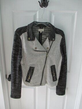 Lou & Grey knit moto jacket